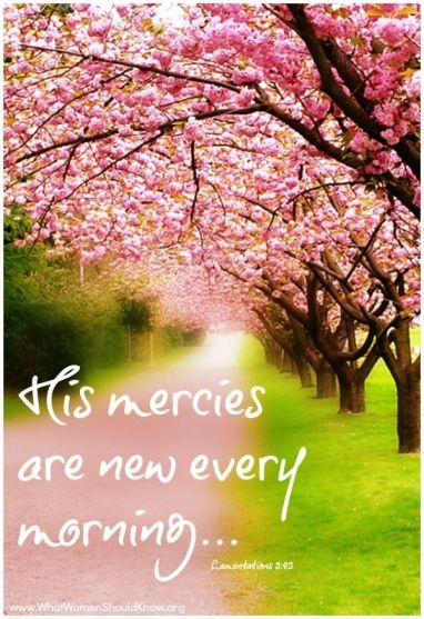 His mercies