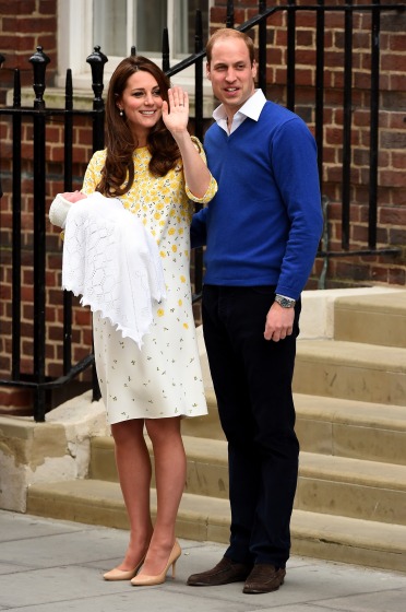 The Duke And Duchess Of Cambridge Depart The Lindo Wing With Their Daughter